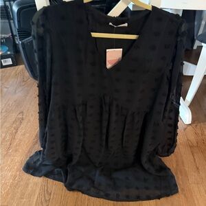 Elegant Black Women's Top